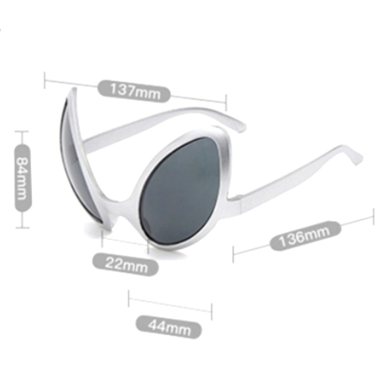 Nauji Alien Akiniai Juokingi Šventiniai Vakarėliai Akiniai nuo saulės Helovinas suaugusiems Vaikų vakarėlio reikmenys Vaivorykštės lęšiai ET Akinių šešėliai nuo saulės