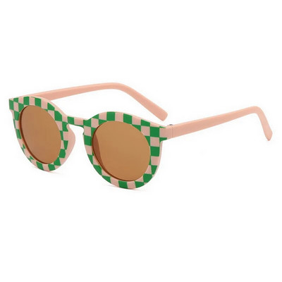 Fete Băieți Ochelari de soare drăguți cu desene animate Ochelari de soare pentru copii Ochelari de soare rotunzi retro leopard Ochelari de soare rotunzi în aer liber Uv400 Ochelari de umbră pentru bebeluși Ochelari de vedere