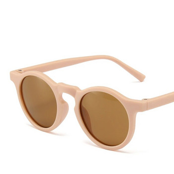 Луксозни маркови бебешки слънчеви очила Малки деца UV400 очила с кръгла рамка Outdoor Kids Girls Summer Infant Vintage Eyewear