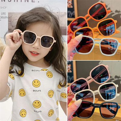 Children`s Sunglasses Girls Boys Sunglasses Trendy Cool Girls Baby Fashion Silicone Glasses Sunscreen Protection  UV400 2022