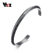 Vnox muška Viking manšeta narukvica narukvica retro ton od nehrđajućeg čelika Pulseira ženski muški ulični ceremonijal uniseks nakit