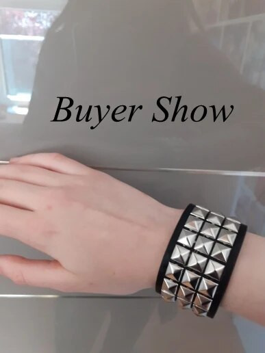 Egyedi, 1/2/3 soros karkötős tüskés szegecses széles mandzsetta bőr punk gótikus rock uniszex karkötők férfiaknak születésnapi ékszerek