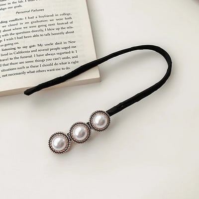 Molans Pearl Hairpin Bun Šukuosena Plaukų lazdelė Moteriški Elegantiški Plaukai Scrunchies Kalnų krištolas gėlių plaukų gaminimo įrankiai Plaukų aksesuarai