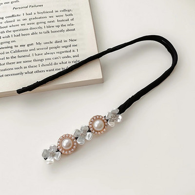 Molans Pearl Hairpin Bun Šukuosena Plaukų lazdelė Moteriški Elegantiški Plaukai Scrunchies Kalnų krištolas gėlių plaukų gaminimo įrankiai Plaukų aksesuarai