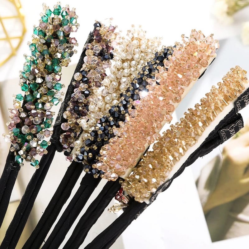 Molans Pearl Hairpin Bun Šukuosena Plaukų lazdelė Moteriški Elegantiški Plaukai Scrunchies Kalnų krištolas gėlių plaukų gaminimo įrankiai Plaukų aksesuarai