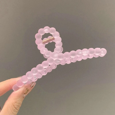Prozirne kopče za kosu Kandže za žene Djevojke Summer Sweet Crab Hair Barrettes Ukosnice Pokrivala za glavu Dodaci za kosu za zabavu