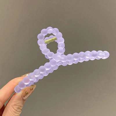 Prozirne kopče za kosu Kandže za žene Djevojke Summer Sweet Crab Hair Barrettes Ukosnice Pokrivala za glavu Dodaci za kosu za zabavu