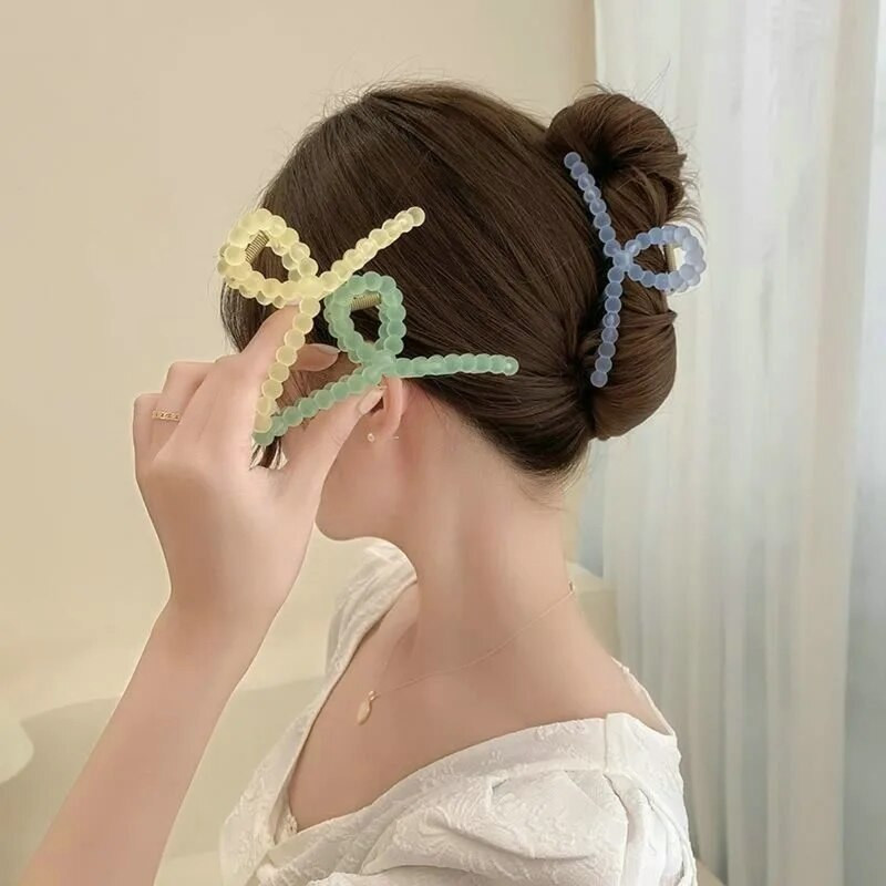Prozirne kopče za kosu Kandže za žene Djevojke Summer Sweet Crab Hair Barrettes Ukosnice Pokrivala za glavu Dodaci za kosu za zabavu