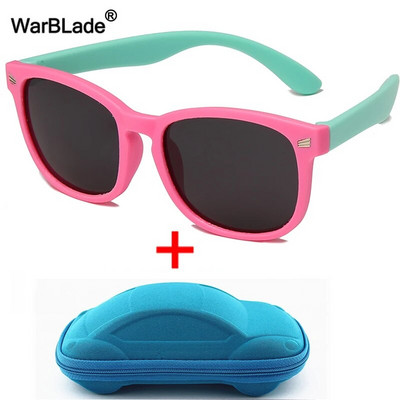 WarBlade s kućištem Dječje polarizirane sunčane naočale TR90 Fleksibilne dječje sunčane naočale Retro Dječaci Djevojčice Naočale Baby Shades Naočale UV400