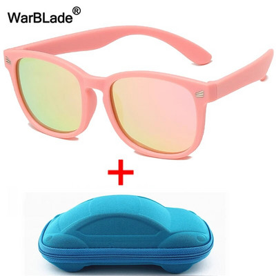 WarBlade s kućištem Dječje polarizirane sunčane naočale TR90 Fleksibilne dječje sunčane naočale Retro Dječaci Djevojčice Naočale Baby Shades Naočale UV400