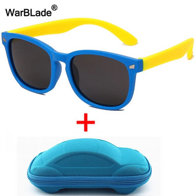 WarBlade s kućištem Dječje polarizirane sunčane naočale TR90 Fleksibilne dječje sunčane naočale Retro Dječaci Djevojčice Naočale Baby Shades Naočale UV400