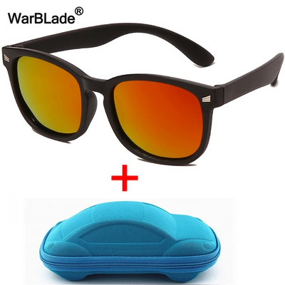 WarBlade s kućištem Dječje polarizirane sunčane naočale TR90 Fleksibilne dječje sunčane naočale Retro Dječaci Djevojčice Naočale Baby Shades Naočale UV400