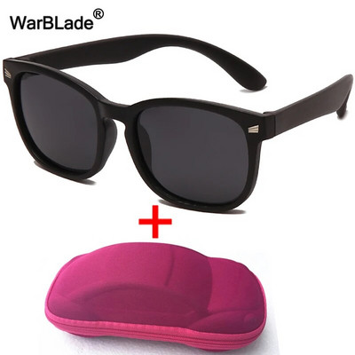 WarBlade s kućištem Dječje polarizirane sunčane naočale TR90 Fleksibilne dječje sunčane naočale Retro Dječaci Djevojčice Naočale Baby Shades Naočale UV400