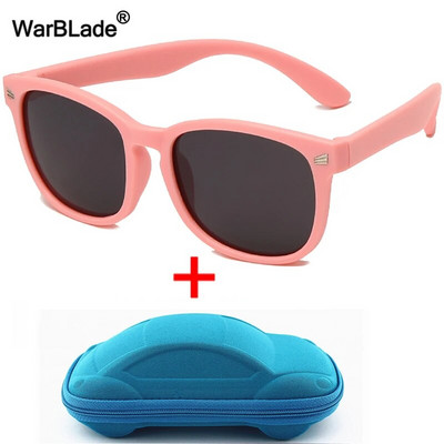 WarBlade s kućištem Dječje polarizirane sunčane naočale TR90 Fleksibilne dječje sunčane naočale Retro Dječaci Djevojčice Naočale Baby Shades Naočale UV400