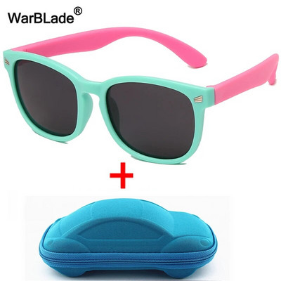 WarBlade s kućištem Dječje polarizirane sunčane naočale TR90 Fleksibilne dječje sunčane naočale Retro Dječaci Djevojčice Naočale Baby Shades Naočale UV400