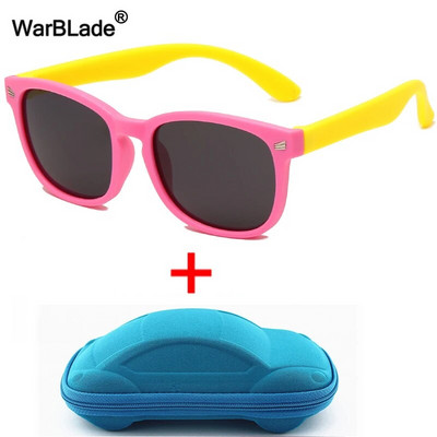 WarBlade s kućištem Dječje polarizirane sunčane naočale TR90 Fleksibilne dječje sunčane naočale Retro Dječaci Djevojčice Naočale Baby Shades Naočale UV400