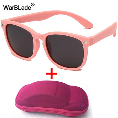 WarBlade s kućištem Dječje polarizirane sunčane naočale TR90 Fleksibilne dječje sunčane naočale Retro Dječaci Djevojčice Naočale Baby Shades Naočale UV400