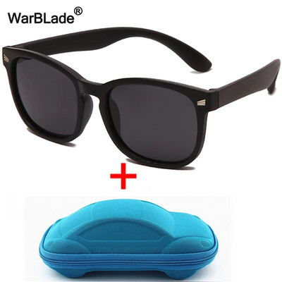 WarBlade s kućištem Dječje polarizirane sunčane naočale TR90 Fleksibilne dječje sunčane naočale Retro Dječaci Djevojčice Naočale Baby Shades Naočale UV400