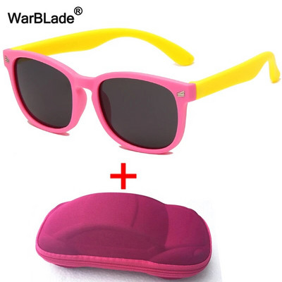 WarBlade s kućištem Dječje polarizirane sunčane naočale TR90 Fleksibilne dječje sunčane naočale Retro Dječaci Djevojčice Naočale Baby Shades Naočale UV400