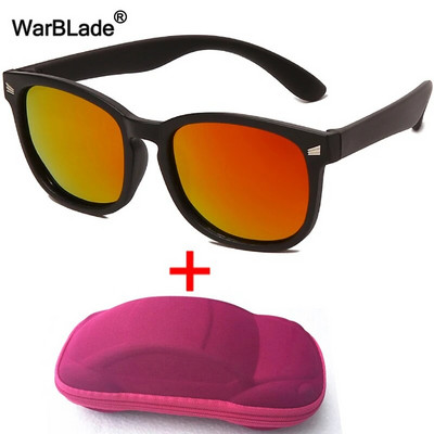 WarBlade s kućištem Dječje polarizirane sunčane naočale TR90 Fleksibilne dječje sunčane naočale Retro Dječaci Djevojčice Naočale Baby Shades Naočale UV400
