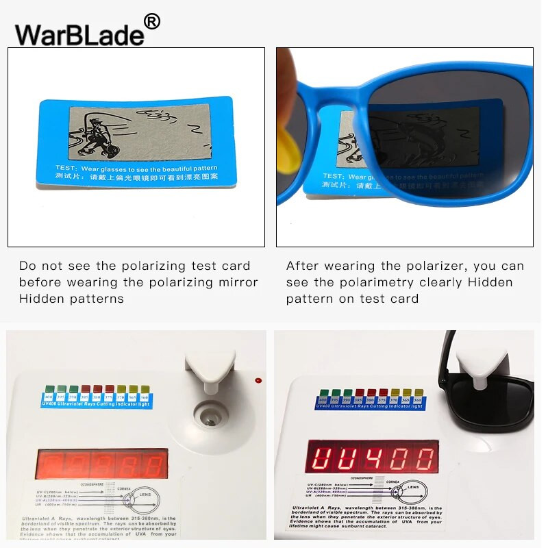 WarBlade s kućištem Dječje polarizirane sunčane naočale TR90 Fleksibilne dječje sunčane naočale Retro Dječaci Djevojčice Naočale Baby Shades Naočale UV400