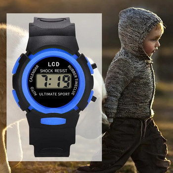 Παιδικό ρολόι Αθλητικά Παιδικά ρολόγια Αδιάβροχο LED Ψηφιακό ρολόι σιλικόνης για παιδιά Παιδικά μαθητικό κορίτσι αγόρι Ρολόι χειρός