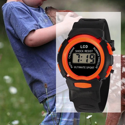 Children Watch Sport Kids Watches Silicone Strap Waterproof Led Digital Watch For Kid Children Student Girl Boy Wristwatch Clock