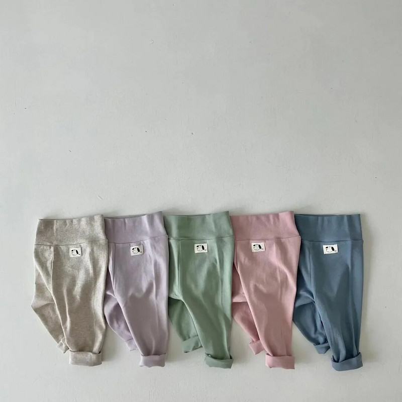 2023 m. rudens kūdikių pižamų rinkiniai Minkštos medvilnės mergaičių berniukų rūbų rinkiniai namų rūbai mažyliui kūdikių namų kostiumo viršutinės kelnės 2 vnt.