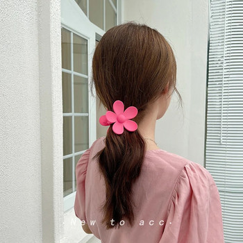 Момичета, корейски нокти за коса, жени, бонбонени цветове, скоби за коса, плътни щипки за коса, аксесоари за коса във формата на цветя, шапки