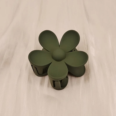 Gheare de păr coreeane pentru fete Femei Culori bomboane Cleme de crabi de păr Agrafe solide de păr Accesorii de păr în formă de floare Articole pentru cap