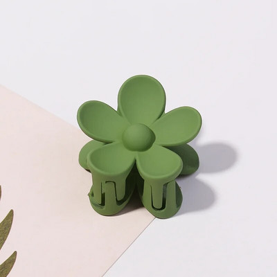 Gheare de păr coreeane pentru fete Femei Culori bomboane Cleme de crabi de păr Agrafe solide de păr Accesorii de păr în formă de floare Articole pentru cap