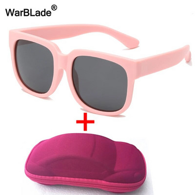 WarBlade Flexible Kids Napszemüveg Polarizált Gyermek Napszemüveg TR90 Szilikon Fiú Lányok Baba Outdoors Shades Szemüveg UV400