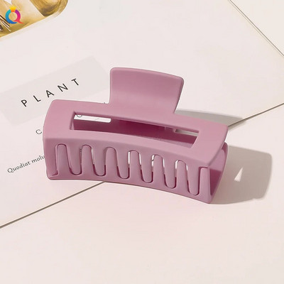 Κομψό Μεγάλο Ζελέ Σταυρός Καρχαρίας Κλιπ Μαλλιά Πλαστικά Διαφανή Γεωμετρικά Μαλλιά Νύχια Καβούρι για Γυναικείες Καλοκαιρινά Καπέλα με Χοντρά Μαλλιά