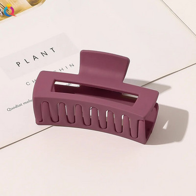 Κομψό Μεγάλο Ζελέ Σταυρός Καρχαρίας Κλιπ Μαλλιά Πλαστικά Διαφανή Γεωμετρικά Μαλλιά Νύχια Καβούρι για Γυναικείες Καλοκαιρινά Καπέλα με Χοντρά Μαλλιά