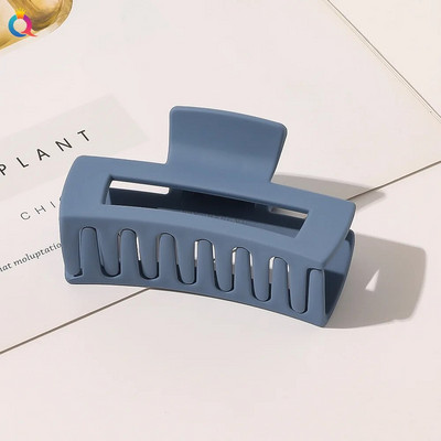 Κομψό Μεγάλο Ζελέ Σταυρός Καρχαρίας Κλιπ Μαλλιά Πλαστικά Διαφανή Γεωμετρικά Μαλλιά Νύχια Καβούρι για Γυναικείες Καλοκαιρινά Καπέλα με Χοντρά Μαλλιά