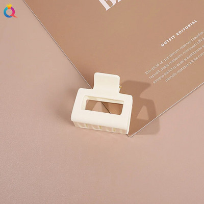 Agrafă de păr în stil cremă, alb, bej, gheare de par de crab Agrafe de baie pentru femei, fete, coadă de cal, instrument de styling, accesorii pentru păr