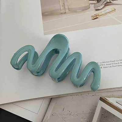 2023. aasta värviline tarretis, laineline juuksenõel, küünis juuksenõel, naiste, tüdrukute, moedisain Armas, lihtne ebaregulaarne juukseklamber, peakatete hulgimüük