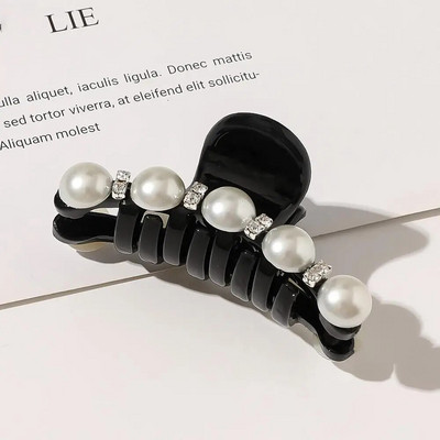 Fashion 2022 New Hyperbole Big Pearls Ακρυλικά κλιπ για νύχια μαλλιών Μεγάλο μέγεθος Μακιγιάζ Βαρέτες styling μαλλιών για γυναικεία αξεσουάρ μαλλιών