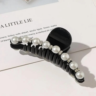 Fashion 2022 New Hyperbole Big Pearls Ακρυλικά κλιπ για νύχια μαλλιών Μεγάλο μέγεθος Μακιγιάζ Βαρέτες styling μαλλιών για γυναικεία αξεσουάρ μαλλιών