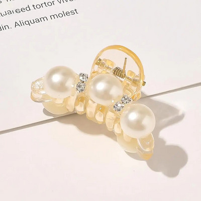 Fashion 2022 New Hyperbole Big Pearls Ακρυλικά κλιπ για νύχια μαλλιών Μεγάλο μέγεθος Μακιγιάζ Βαρέτες styling μαλλιών για γυναικεία αξεσουάρ μαλλιών