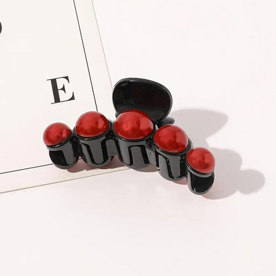 Fashion 2022 New Hyperbole Big Pearls Ακρυλικά κλιπ για νύχια μαλλιών Μεγάλο μέγεθος Μακιγιάζ Βαρέτες styling μαλλιών για γυναικεία αξεσουάρ μαλλιών