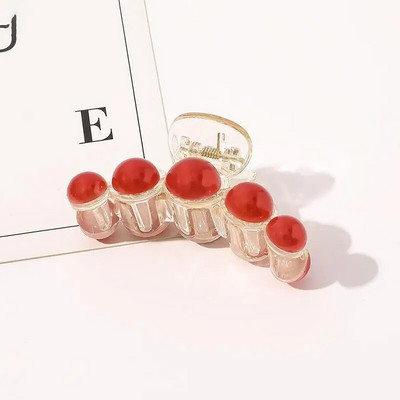 Fashion 2022 New Hyperbole Big Pearls Ακρυλικά κλιπ για νύχια μαλλιών Μεγάλο μέγεθος Μακιγιάζ Βαρέτες styling μαλλιών για γυναικεία αξεσουάρ μαλλιών