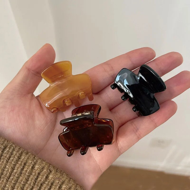 Γλυκό μίνι οξικό κλιπ μαλλιών για γυναίκες κορίτσια Μαλλιά Claw Chic Barrettes Καβούρι φουρκέτες Styling Claw Clips Μόδα αξεσουάρ μαλλιών