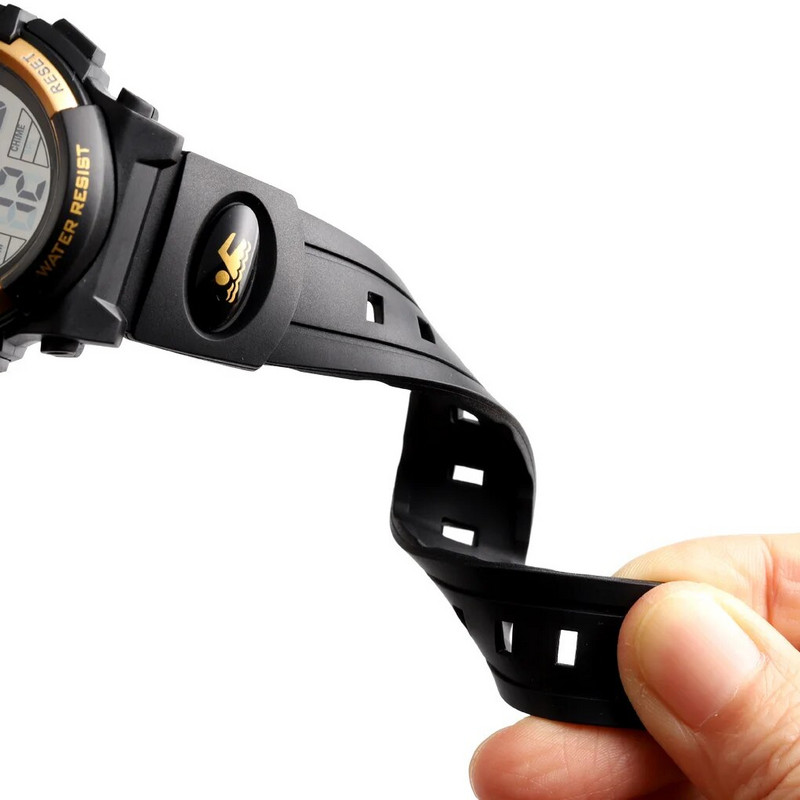 SKMEI 1266 Ceasuri de mână rezistente la șoc pentru copii Afișaj cu lumină LED de modă Ceasuri digitale pentru copii impermeabile Ceasuri pentru fete și băieți