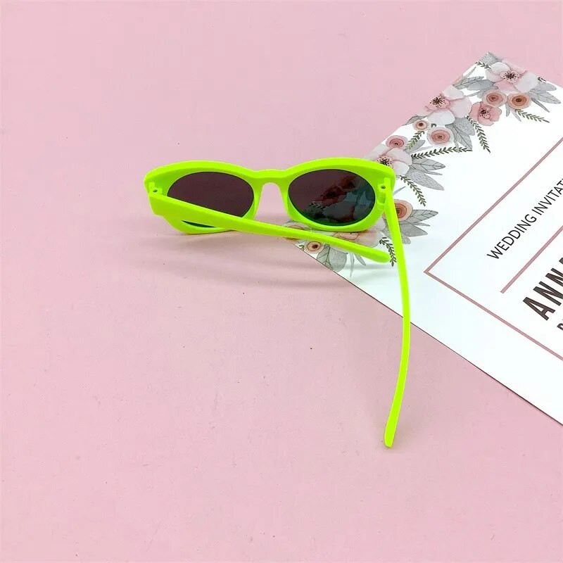 Divat Retro Kids Napszemüvegek Utazási Uv400 Protection Baba Napszemüvegek Trend Gyermek Szemvédő Napvédő Tükör Szemüvegek