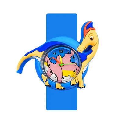 Производители на едро Детски часовници Часовник Карикатура Динозавър Пони Детски часовник Закопчалка Кръг Бебешки момчета Момичета Гледайте Играчки