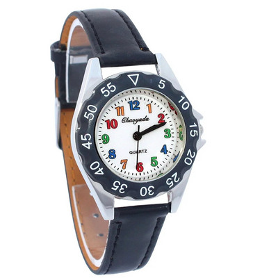 Ceas drăguț pentru fete Unicorn pentru copii Fete băiat Ceas de mână din piele Ceasuri casual Moda Copii Learn Time Ceas Ceas pentru copii