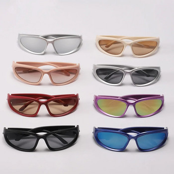 2023 Νέα παιδικά γυαλιά ηλίου Γυαλιά ιππασίας UV400 Futuristic Trendy Kids Y2k γυαλιά ηλίου Lentes De Sol Mujer