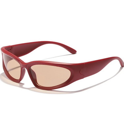 2023 Ochelari de soare noi pentru copii Ochelari de călărie UV400 Ochelari de soare Y2k futuristici la modă pentru copii Lentes De Sol Mujer