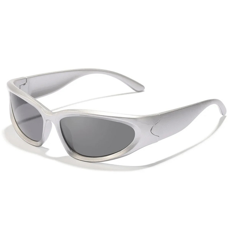 2023 Ochelari de soare noi pentru copii Ochelari de călărie UV400 Ochelari de soare Y2k futuristici la modă pentru copii Lentes De Sol Mujer